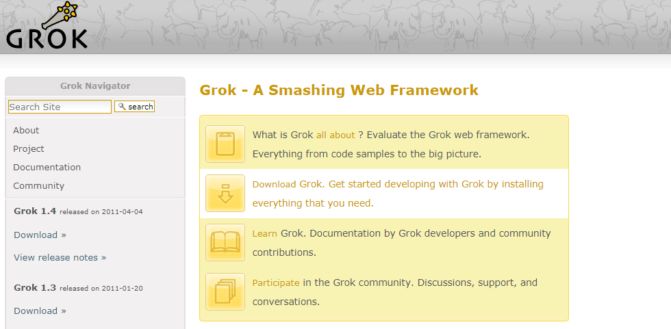 Grok framework