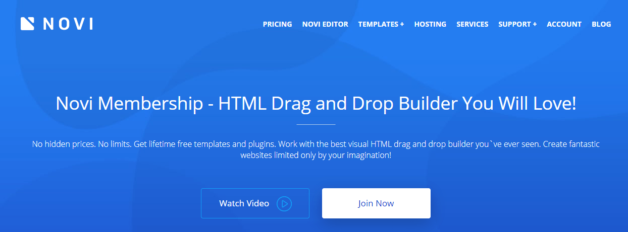 Novi HTML Visual Editor