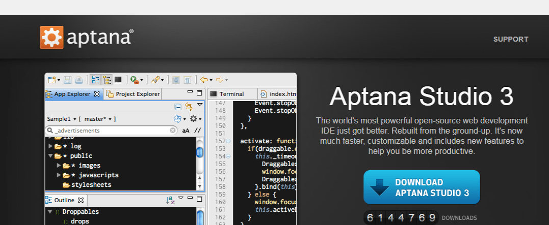 aptana - php programming tools