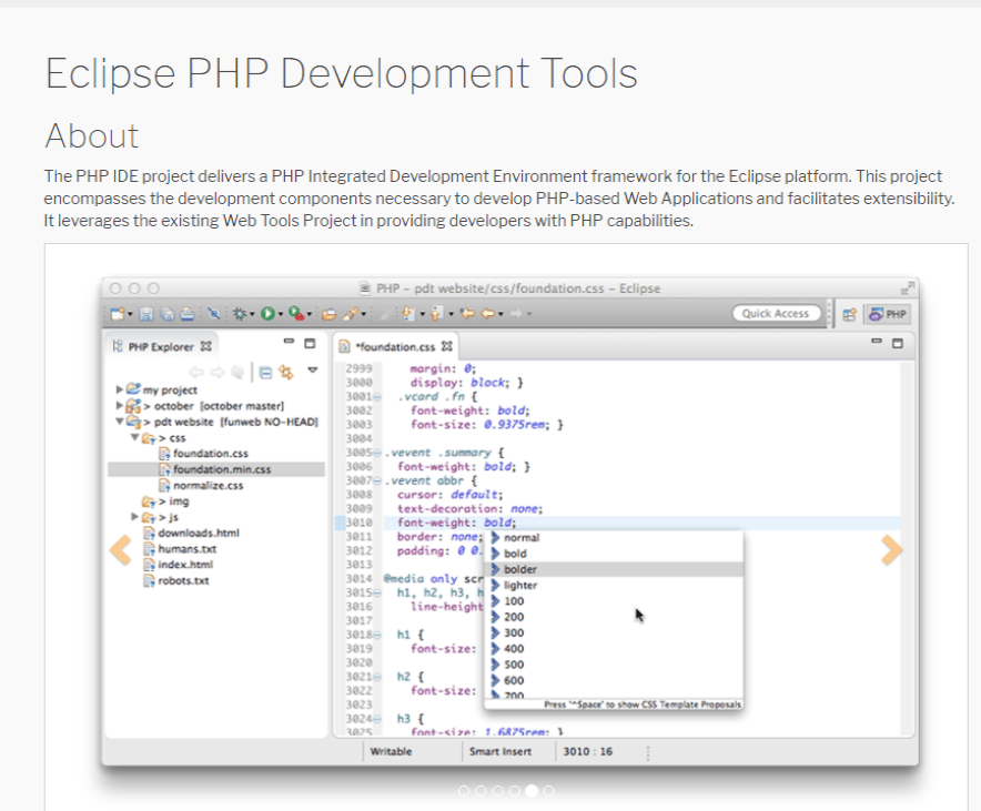 Eclipse - PHP Development Tool