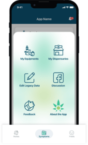 Cannabis content monitoring app
